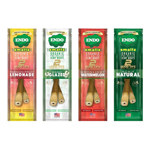 endo smallz pre rolled hemp wraps