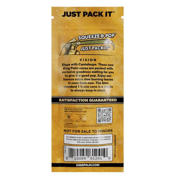 king palm leaf cones 3 pack