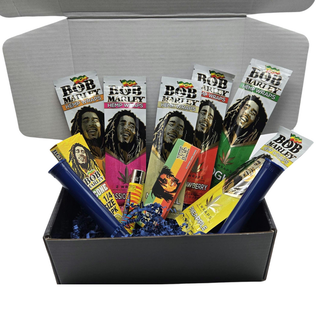 BOB MARLEY Hemp Wrap Sampler Box/Gift Box