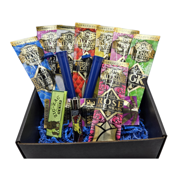 Billionaire Hemp Wrap Sampler Box/Gift Box