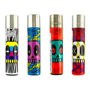 Clipper Classic Large Lighter, Refillable and Windproof Lighter Skull Life 1