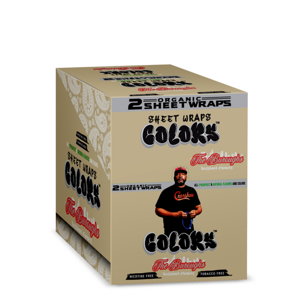 Colors Organic Sheet Wraps - 2 Per Pack - Assorted Flavors
