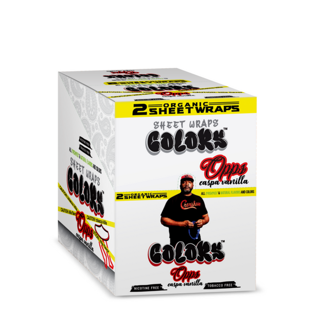 Colors Organic Sheet Wraps - 2 Per Pack - Assorted Flavors
