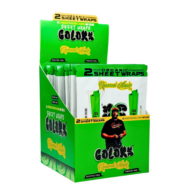Colors Organic Sheet Wraps - 2 Per Pack - Assorted Flavors