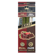 King Palm REAL LEAF King Size Rolls (2 Gram) - Dual Pack W/Packing Stick