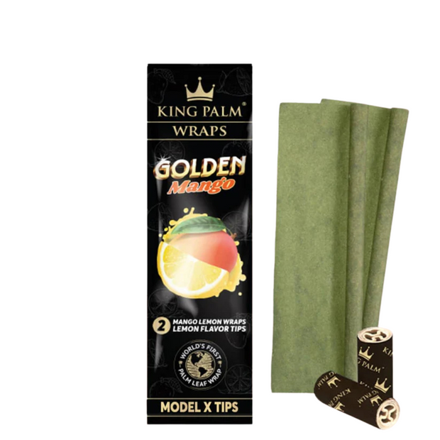 King Palm - Palm Leaf Wraps - With Flavored Tips - 2 Per Pack