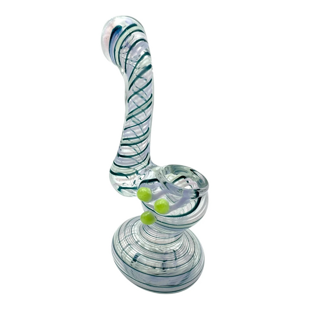 4.5" Swirl Glass Bubbler