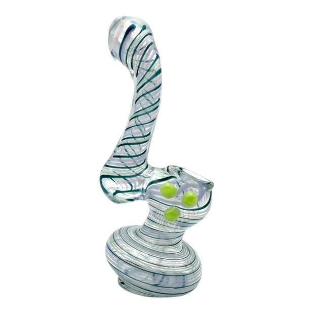 4.5" Swirl Glass Bubbler