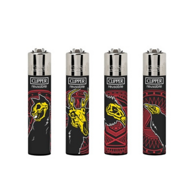 Clipper Classic Large Lighter, Refillable and Windproof Lighter Animal Corps