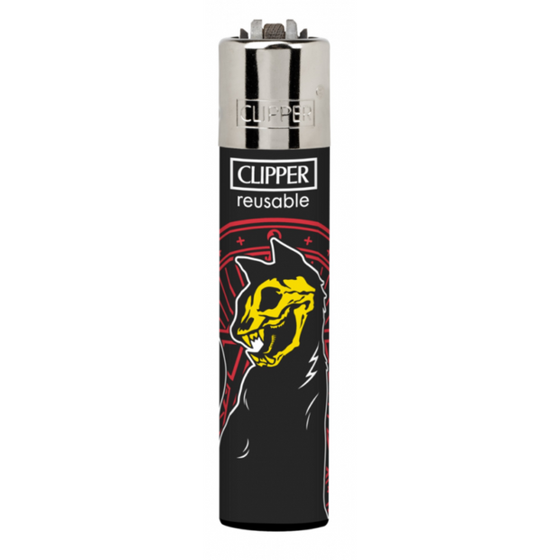Clipper Classic Large Lighter, Refillable and Windproof Lighter Animal Corps