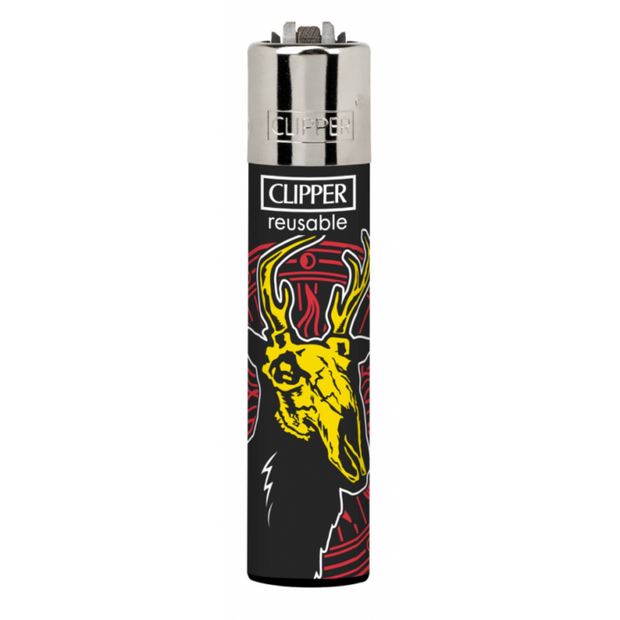 Clipper Classic Large Lighter, Refillable and Windproof Lighter Animal Corps