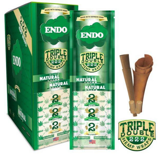 Endo Triple Double Pack (2 Cones, 2 Wraps, 2 Filters )