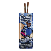 cream blueberry cream terpene infused hemp wraps