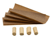 four hemp wraps and corn husk filters