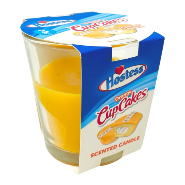 hostess orange cupcake scented candle